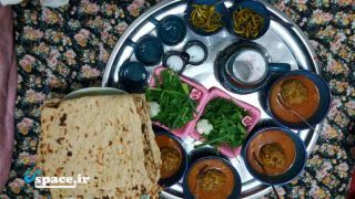 غذای محلی اقامتگاه بوم گردی تخت سلیمان-روستای تازه کند تکاب استان آذربایجان غربی